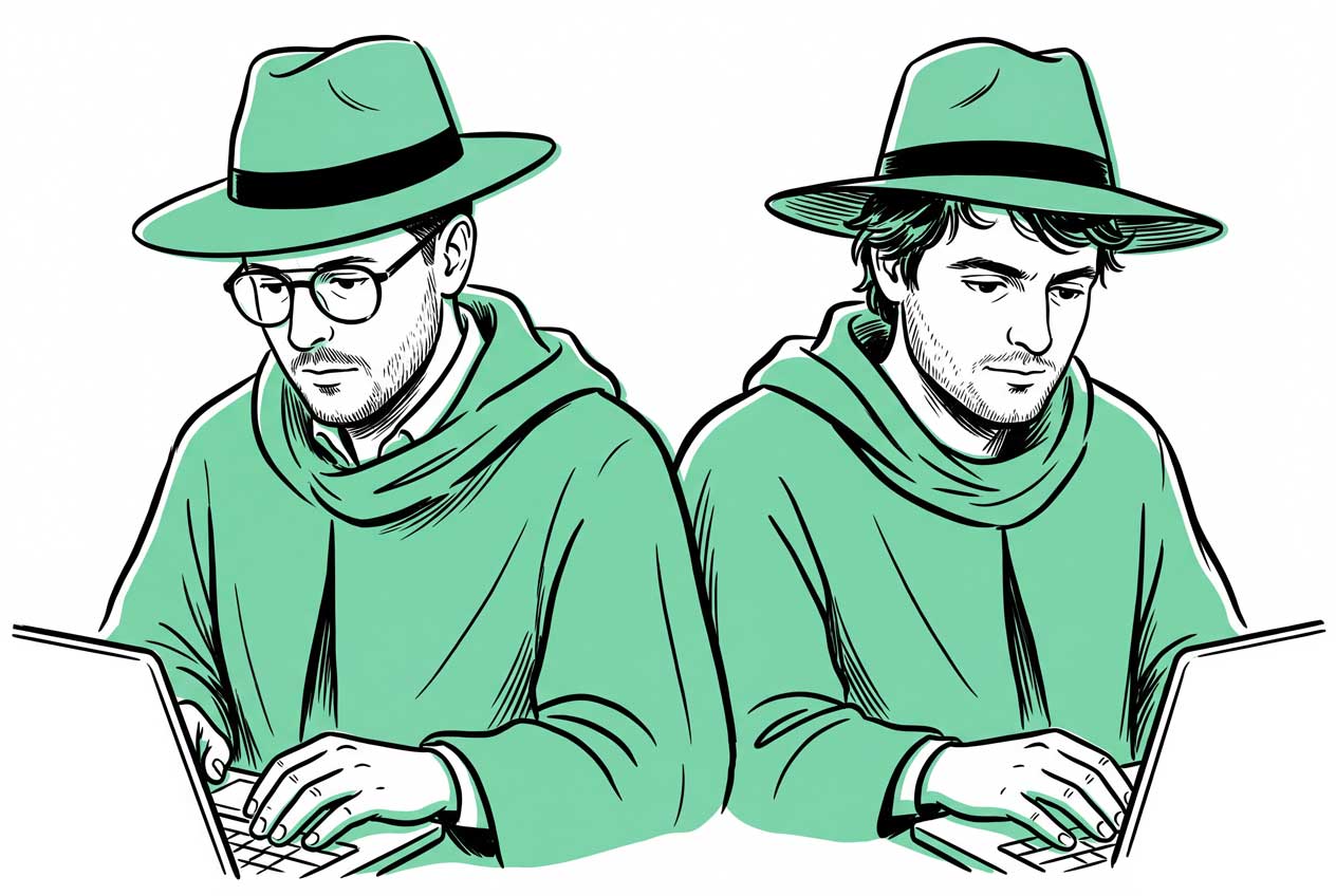 The two founders of Seventy3